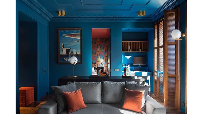 Azul profundo em casa (galeria)