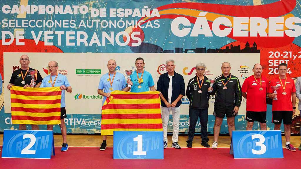 Jaume Querol Campeão Espanhol de Veteranos com a seleção catalã